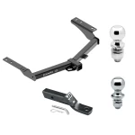 Trailer Tow Hitch For 2014 Toyota Prado Receiver w/ 1-7/8" and 2" Ball