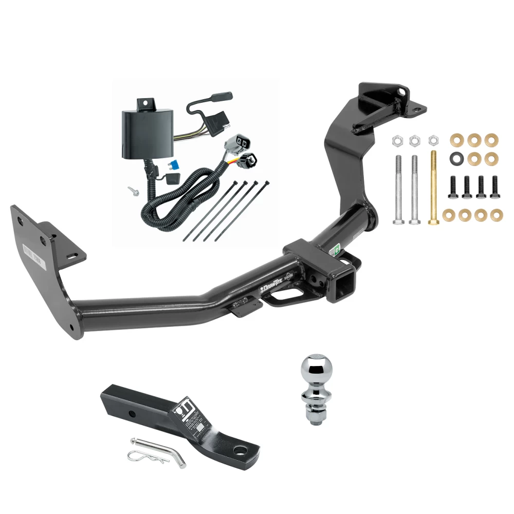 Trailer Tow Hitch For 16-20 KIA Sorento V6 Models Complete Package w/ Wiring and 1-7/8" Ball