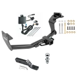 Trailer Tow Hitch For 16-20 KIA Sorento V6 Models Complete Package w/ Wiring and 1-7/8" Ball