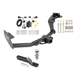 Trailer Tow Hitch For 16-20 KIA Sorento 4 Cyl. Complete Package w/ Wiring and 1-7/8" Ball