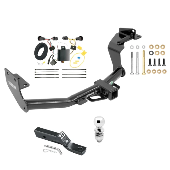 Trailer Tow Hitch For 16-20 KIA Sorento 4 Cyl. Complete Package w/ Wiring and 2" Ball