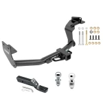 Trailer Tow Hitch For 16-20 KIA Sorento 2019 Hyunda Santa Fe Except XL 2020 All Models Receiver w/ 1-7/8" and 2" Ball