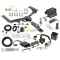 Class 3 Hitch For 15-23 Ford Transit 150 250 350 w/ Draw-Tite Trailer Brake Control 7-Way RV Wiring Breakaway Battery Charger Complete System Receiver 2" Tow Ball