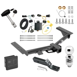 Trailer Tow Hitch For 15-27 Ford Transit 350 Dually Exc Cab & Chassis & the Cutaway Deluxe Package Wiring 2" Ball and Lock