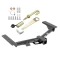 Trailer Tow Hitch For 15-23 Ford Transit 150 250 350 Class 3 2" Towing Receiver w/ J-Pin Anti-Rattle Lock