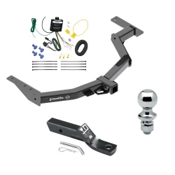Trailer Tow Hitch For 05-15 Toyota Hilux SW4 All Models Complete Package w/ Wiring and 1-7/8" Ball