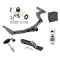 Trailer Tow Hitch For 05-15 Toyota Hilux SW4 All Models Deluxe Package Wiring 2" Ball and Lock