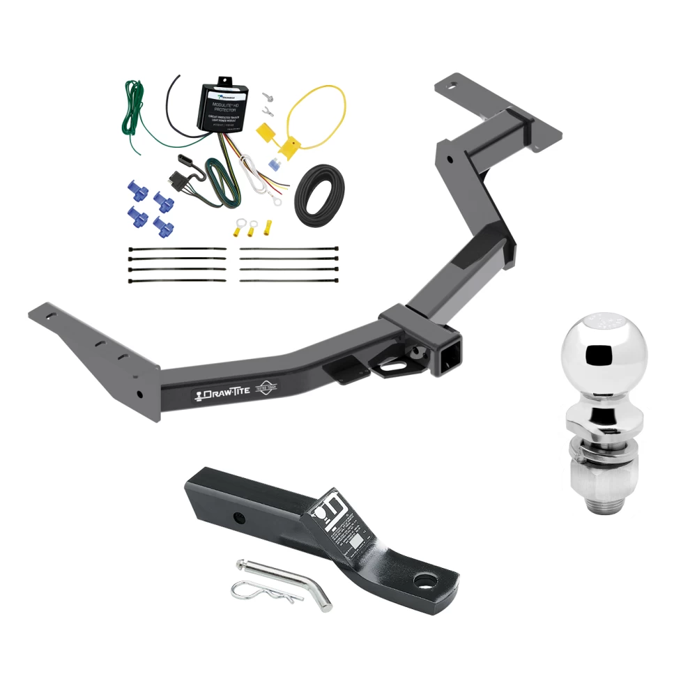 Trailer Tow Hitch For 05-15 Toyota Hilux SW4 All Models Complete Package w/ Wiring and 2" Ball