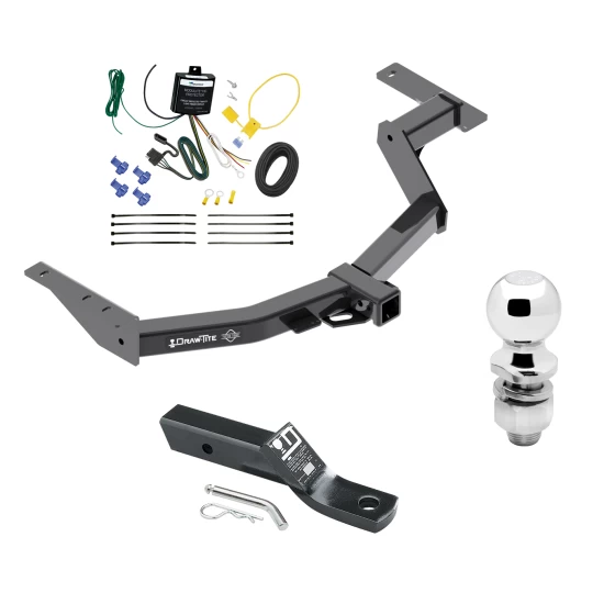 Trailer Tow Hitch For 05-15 Toyota Hilux SW4 All Models Complete Package w/ Wiring and 2" Ball