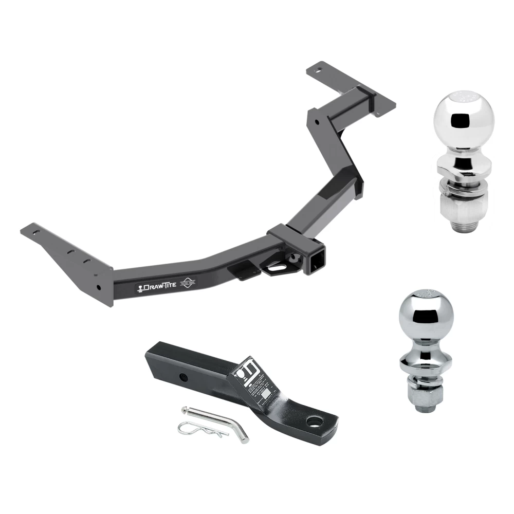 Trailer Tow Hitch For 05-15 Toyota Hilux SW4 Receiver w/ 1-7/8" and 2" Ball