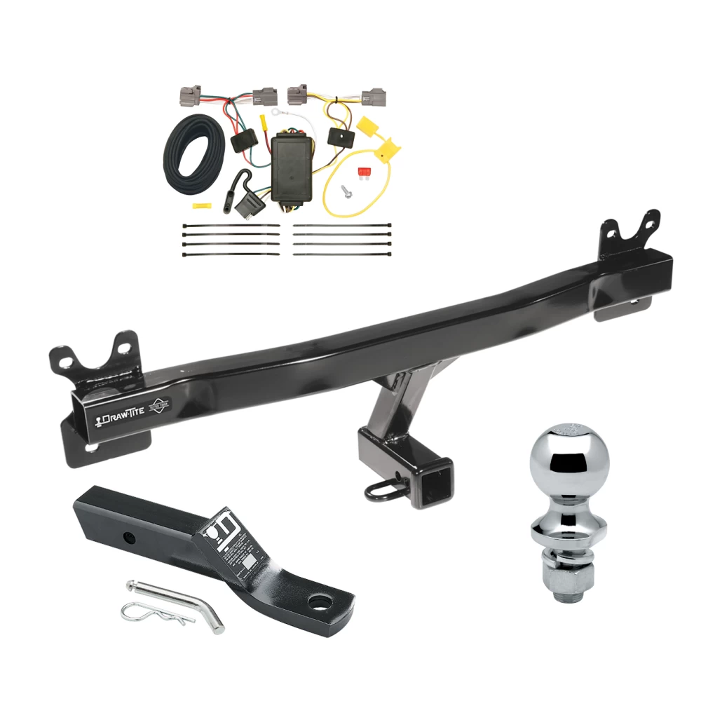 Trailer Tow Hitch For 08-10 Volvo V70 All Models Complete Package w/ Wiring and 1-7/8" Ball