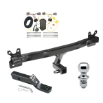 Trailer Tow Hitch For 08-10 Volvo V70 All Models Complete Package w/ Wiring and 1-7/8" Ball