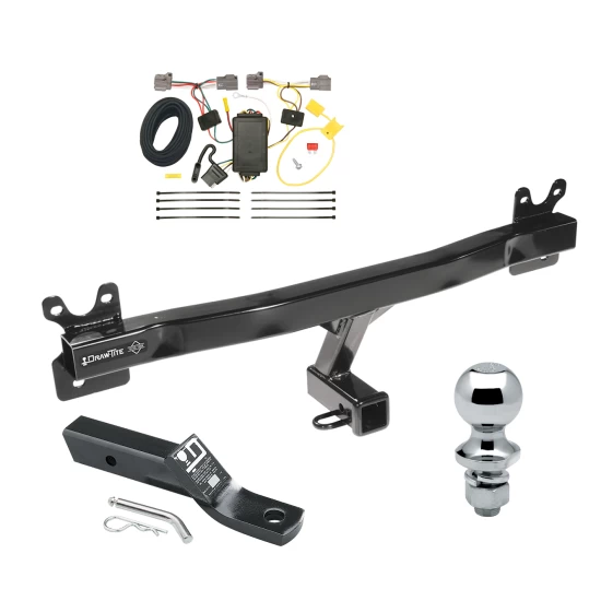 Trailer Tow Hitch For 08-10 Volvo V70 All Models Complete Package w/ Wiring and 1-7/8" Ball