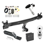 Trailer Tow Hitch For 08-10 Volvo V70 All Models Deluxe Package Wiring 2" Ball and Lock