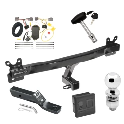 Trailer Tow Hitch For 08-10 Volvo V70 All Models Deluxe Package Wiring 2" Ball and Lock