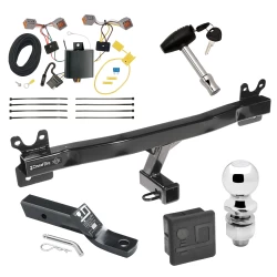 Trailer Tow Hitch For 15-18 Volvo V60 Deluxe Package Wiring 2" Ball and Lock