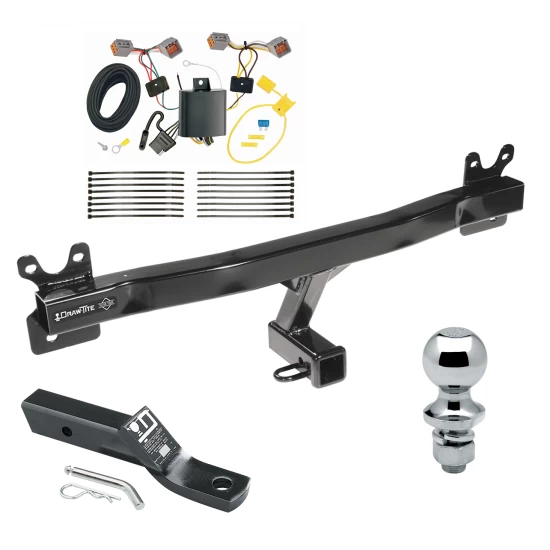 Custom Fit Trailer Hitch Wiring Harness (Plug & Play) 2" Drop Ball-Mount w/ Pin/Clip 1-7/8" Chrome Ball Installation Hardware Installation Instructions 75916 118770 23 63816 Draw-Tite Trailer Tow Hitch 14-18 Volvo S60 Sedan Complete Package Trailer Tow Hitch For 14-18 Volvo S60 Sedan Complete Package w/ Wiring and 1-7/8" Ball