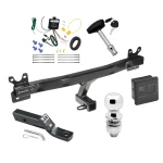Trailer Tow Hitch For 11-13 Volvo S60 Sedan Deluxe Package Wiring 2" Ball and Lock