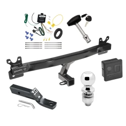 Trailer Tow Hitch For 11-18 Volvo S60 All Models Deluxe Package Wiring 2" Ball and Lock