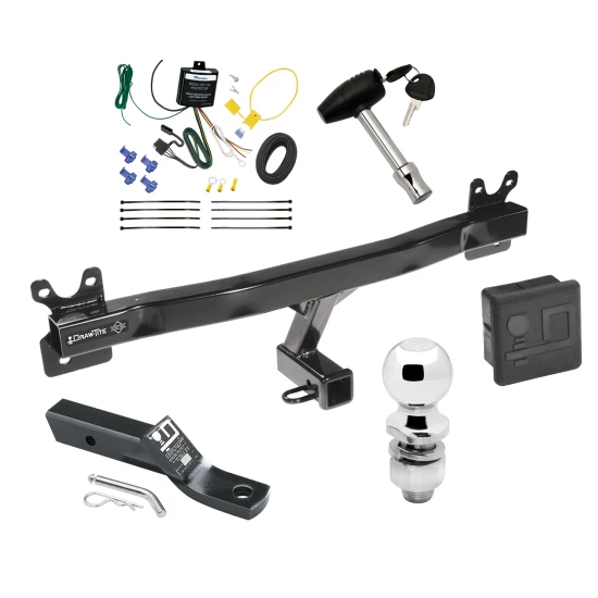 Trailer Tow Hitch For 11-13 Volvo S60 Sedan Deluxe Package Wiring 2" Ball and Lock