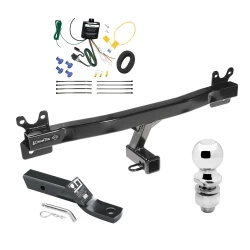 Trailer Tow Hitch For 11-18 Volvo S60 All Models Complete Package w/ Wiring and 2" Ball