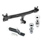 Trailer Tow Hitch For 08-10 Volvo V70 08-16 XC70 11-18 S60 15-18 V60 Receiver w/ 1-7/8" and 2" Ball