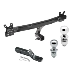 Trailer Tow Hitch For 08-10 Volvo V70 08-16 XC70 11-18 S60 15-18 V60 Receiver w/ 1-7/8" and 2" Ball