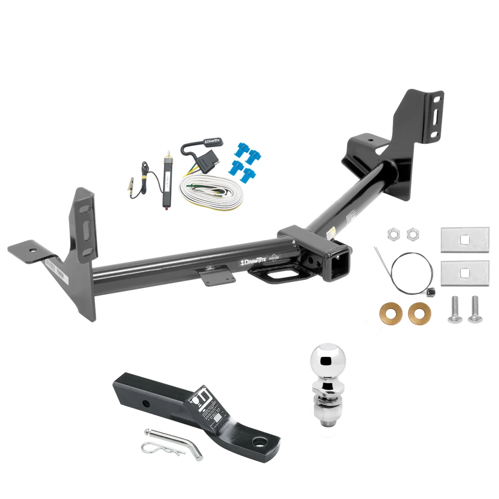 Trailer Tow Hitch For 15-21 Ford F-150 Complete Package w/ Wiring and 2" Ball