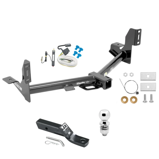 Trailer Tow Hitch For 15-21 Ford F-150 Complete Package w/ Wiring and 2" Ball