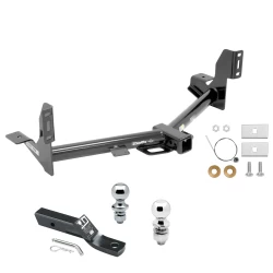 Trailer Tow Hitch For 15-21 Ford F-150 Receiver w/ 1-7/8" and 2" Ball