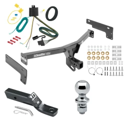 Trailer Tow Hitch For 15-19 Lincoln MKC All Models Complete Package w/ Wiring and 1-7/8" Ball