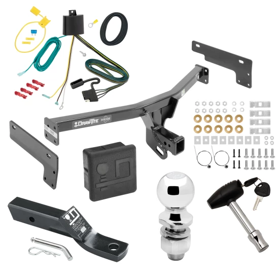 Trailer Tow Hitch For 15-19 Lincoln MKC All Models Deluxe Package Wiring 2" Ball and Lock