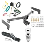 Trailer Tow Hitch For 15-19 Lincoln MKC All Models Complete Package w/ Wiring and 2" Ball