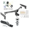 Trailer Tow Hitch For 18-19 Lincoln MKC Complete Package w/ Wiring and 1-7/8" Ball