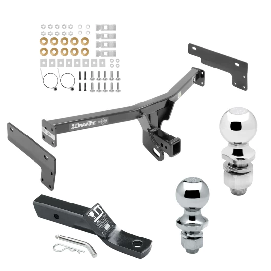 Trailer Tow Hitch For 15-19 Lincoln MKC Receiver w/ 1-7/8" and 2" Ball
