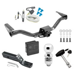 Trailer Tow Hitch For 15-22 Chevrolet Colorado GMC Canyon All Models Deluxe Package Wiring 2" Ball and Lock