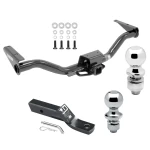 Trailer Tow Hitch For 15-22 Chevy Colorado GMC Canyon Receiver w/ 1-7/8" and 2" Ball