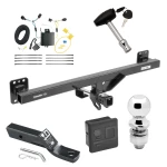 Trailer Tow Hitch For 11-17 Volkswagen Touareg All Models Deluxe Package Wiring 2" Ball and Lock