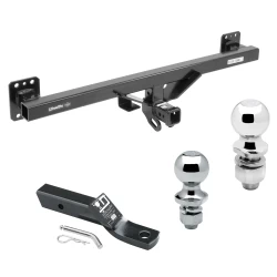 Trailer Tow Hitch For 07-16 Audi Q7 11-14 Porsche Cayenne 11-17 VW Touareg Receiver w/ 1-7/8" and 2" Ball