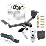 Trailer Tow Hitch For 15-21 Lexus NX200t 08-21 NX300 17 NX Turbo Deluxe Package Wiring 2" Ball and Lock