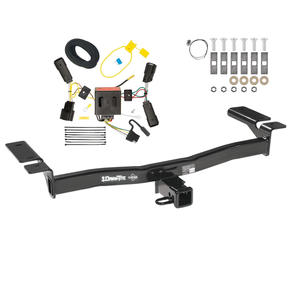 Trailer Tow Hitch For 11-14 Ford Edge Exc Sport w/ Wiring Harness Kit