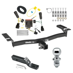 Trailer Tow Hitch For 11-15 Lincoln MKX All Models Complete Package w/ Wiring and 1-7/8" Ball