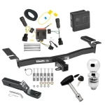 Trailer Tow Hitch For 11-15 Lincoln MKX All Models Deluxe Package Wiring 2" Ball and Lock