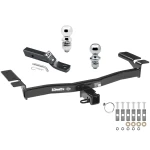 Trailer Tow Hitch For 07-14 Ford Edge 07-15 Lincoln MKX Receiver w/ 1-7/8" and 2" Ball