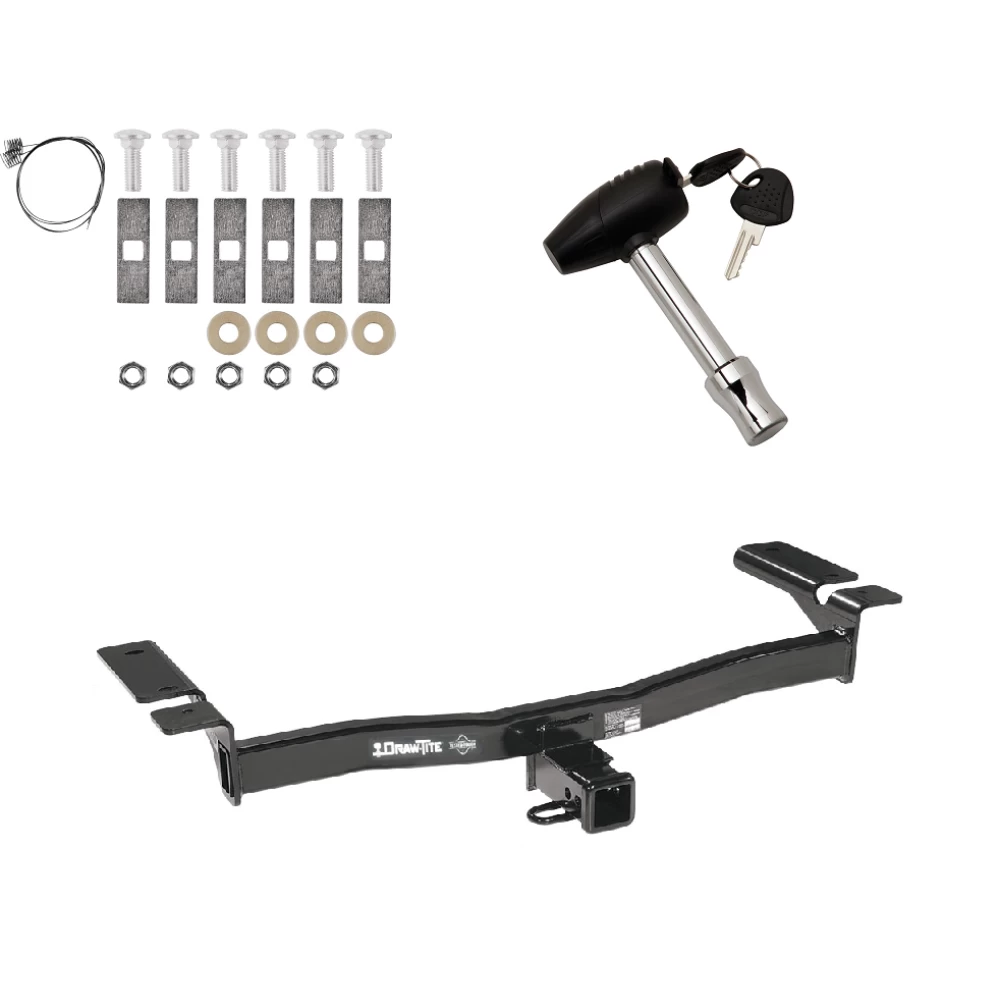 Custom Fit Front Mount Trailer Hitch Security Lock Pin & Key Installation Hardware Installation Instructions 75992 580407 Draw-Tite Trailer Tow Hitch 07-14 Edge 07-15 Lincoln MKX Security Lock Pin Key 07 08 09 10 11 12 13 14 15 2007 2008 2009 2010 20 Trailer Tow Hitch For 07-14 Ford Edge 07-15 Lincoln MKX w/ Security Lock Pin Key