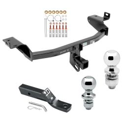 Trailer Tow Hitch For 14-23 Jeep Cherokee Receiver w/ 1-7/8" and 2" Ball