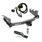 Trailer Tow Hitch For 14-18 Chevy Silverado GMC Sierra 1500 (2019 LD & Legacy) Complete Package w/ Wiring and 1-7/8" Ball