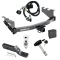 Trailer Tow Hitch For 14-18 Chevy Silverado GMC Sierra 1500 (2019 LD & Legacy) Deluxe Package Wiring 2" Ball and Lock