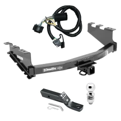 Trailer Tow Hitch For 14-18 Chevy Silverado GMC Sierra 1500 (2019 LD & Legacy) Complete Package w/ Wiring and 2" Ball