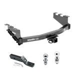 Trailer Tow Hitch For 14-18 Chevy Silverado GMC Sierra 1500 2019 LD Legacy w/ 1-7/8" and 2" Ball